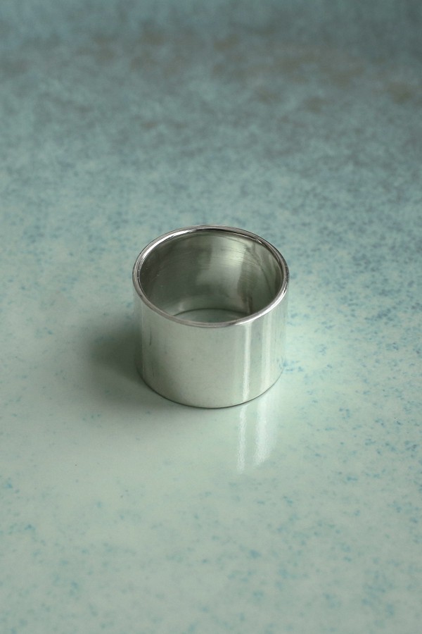 Кольцо из серебра на фалангу Plain
