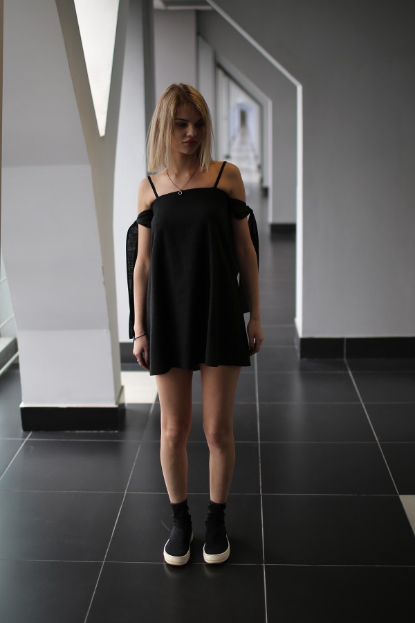 Платье Sash Black