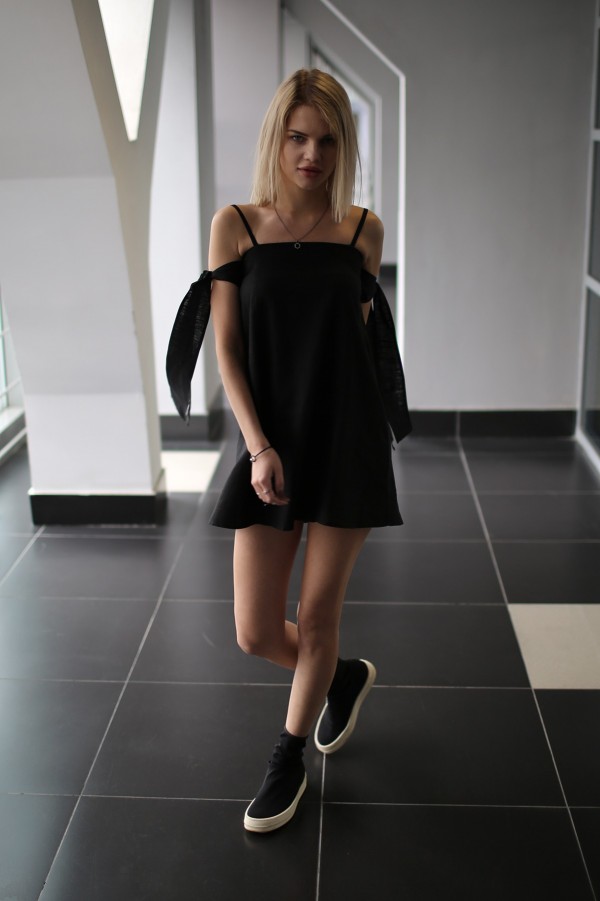 Платье Sash Black