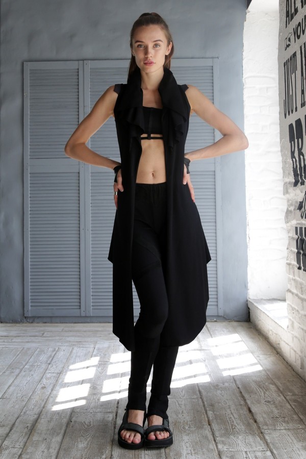 Top and Vest Aril Black Anthracite