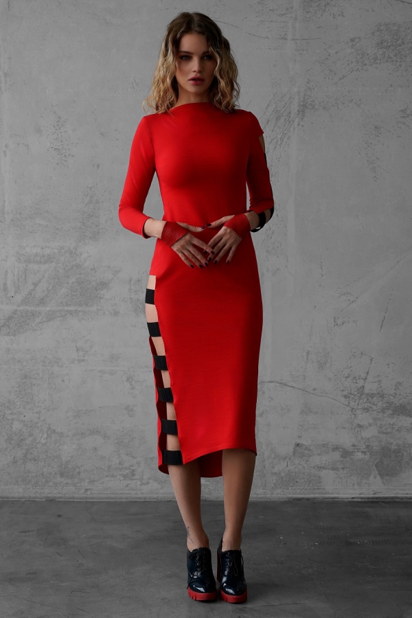 Dress Matrix Rouge