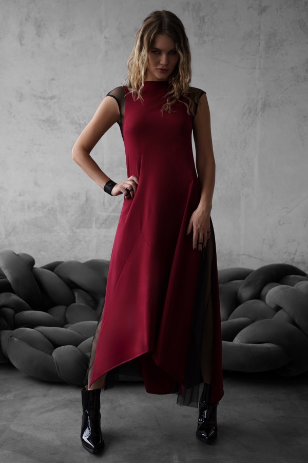 Dress Enigma Bordo