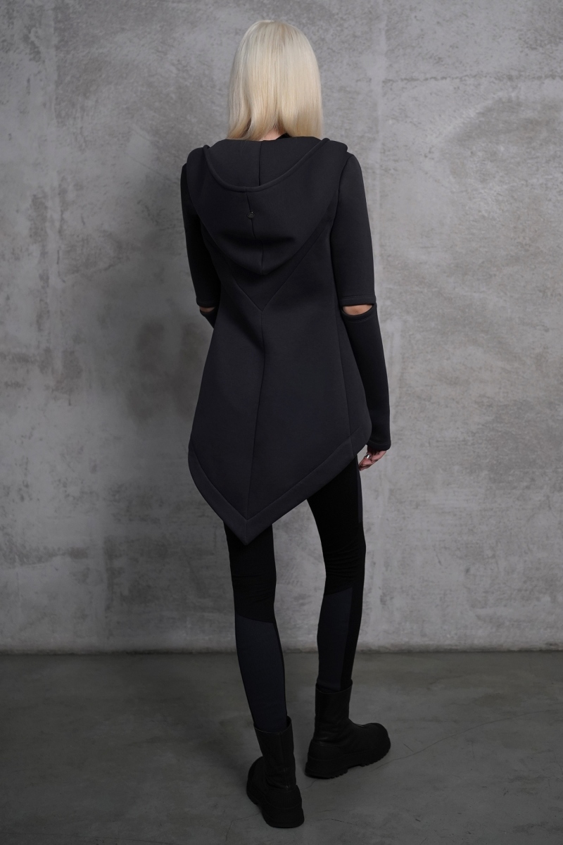 Кардиган Umi Zip Logo Graphite