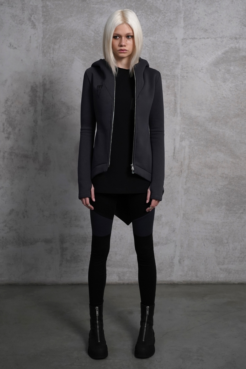 Кардиган Umi Zip Logo Graphite