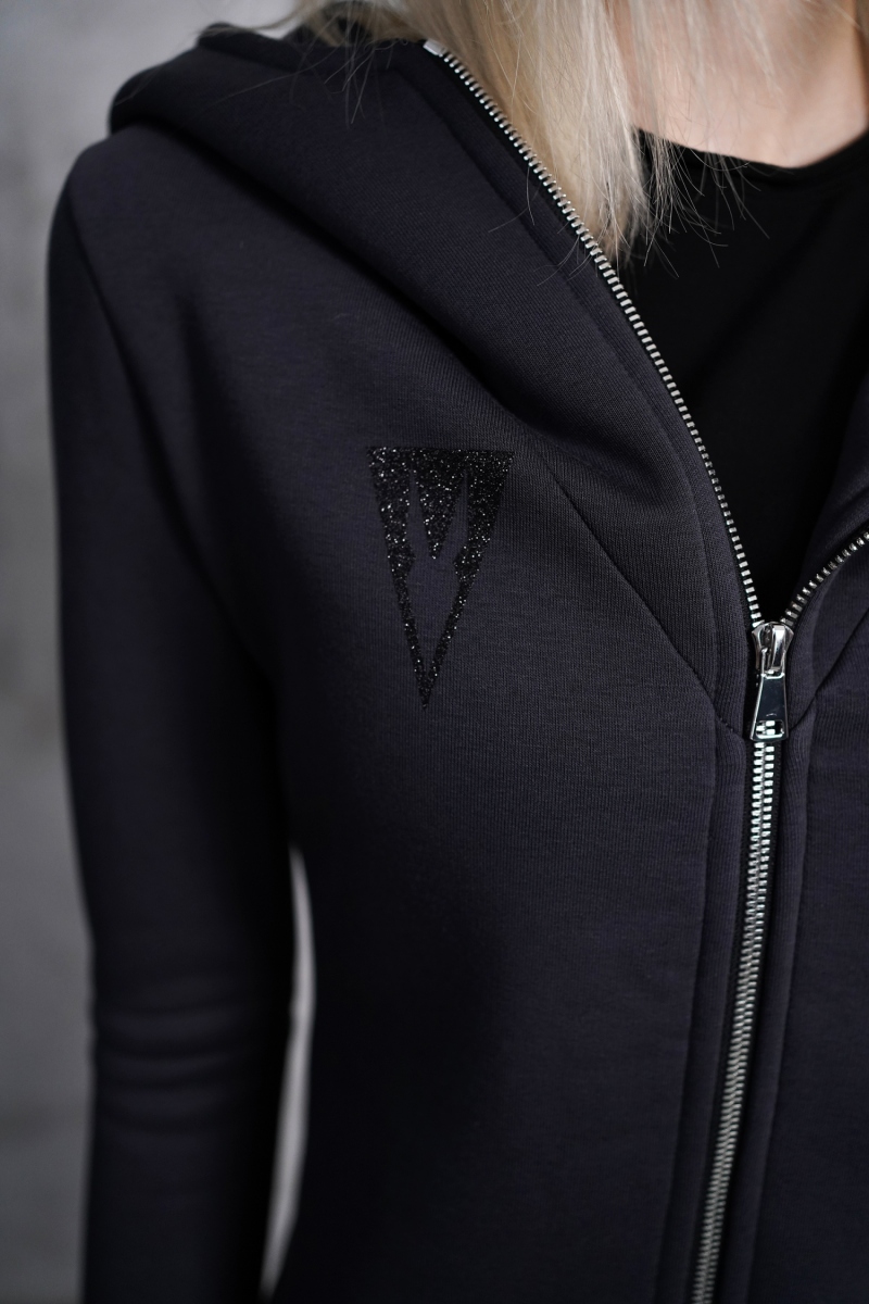 Кардиган Umi Zip Logo Graphite