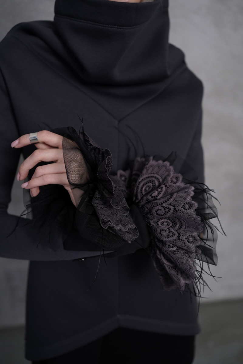 Cuffs Rebel Ash Feather