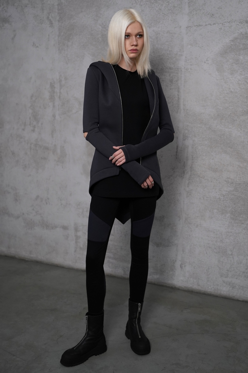 Кардиган Umi Zip Graphite Logo