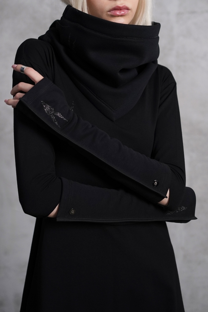 Перчатки Warm Up Black Shine Logo