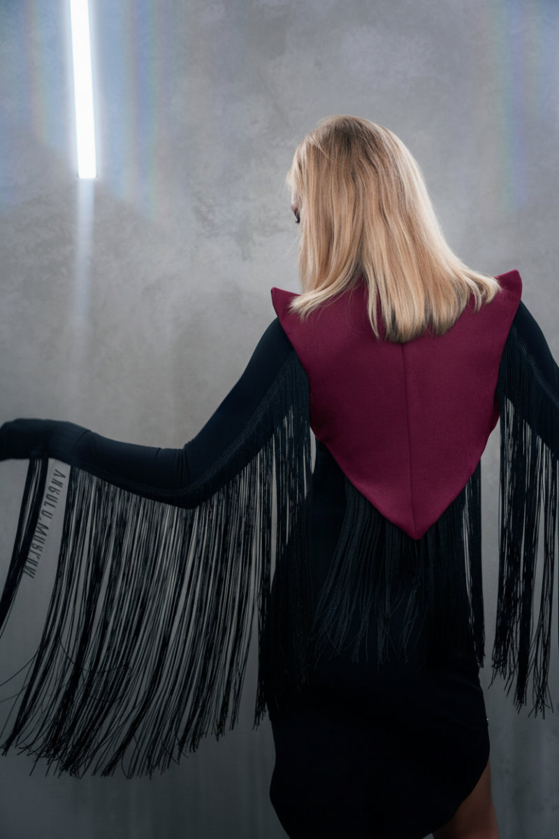 Bolero Unique Bordo Suede