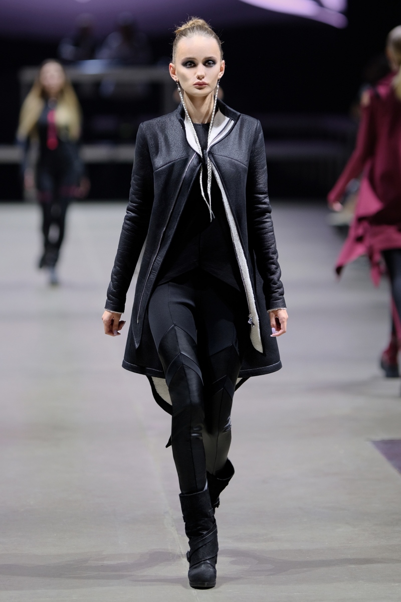 Дублёнка Антарес черная