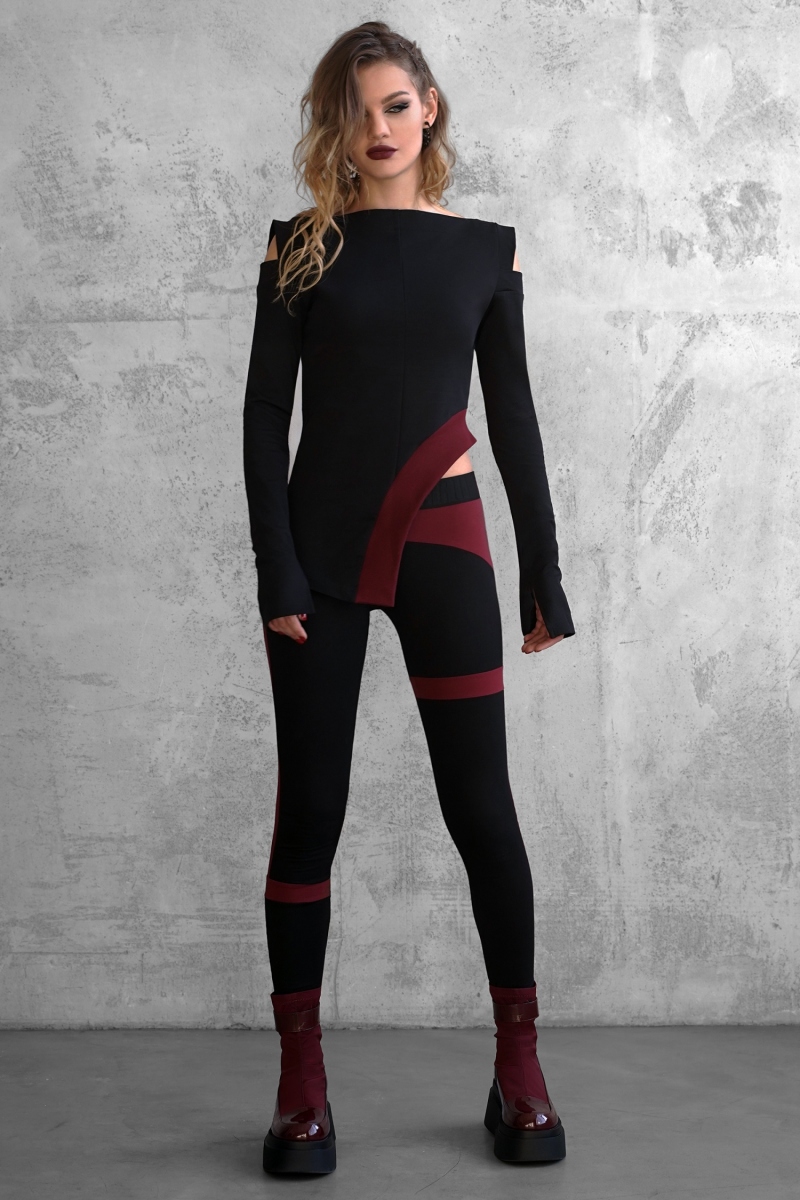 Pants Ray Bordo