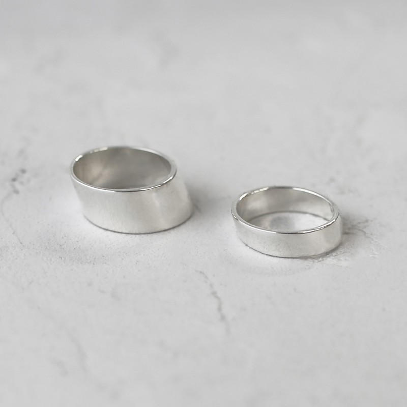 Фаланговое кольцо из серебра