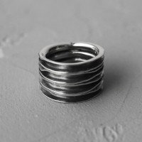 Серебряное кольцо Quad