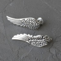 Серебряные серьги-крылья Wings