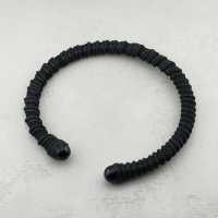 Массивный чокер с черным агатом