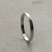 Серебряное кольцо 2мм